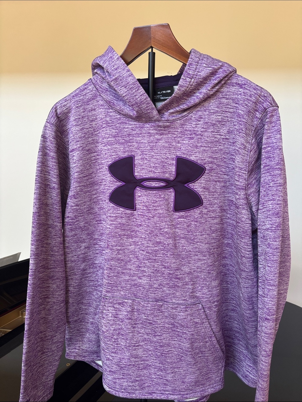 Under Armour Purple Heather Hoodie. XL